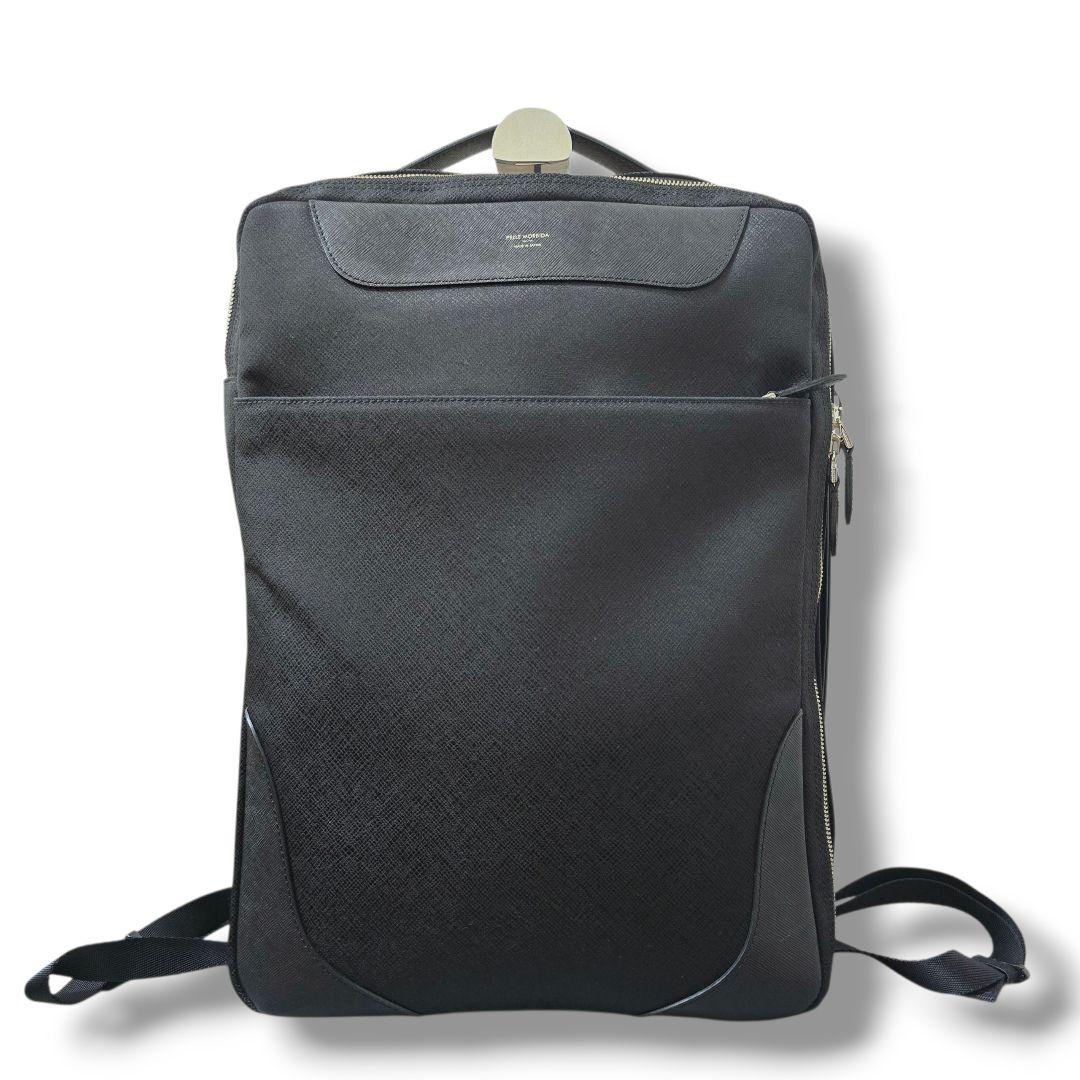 美品 ペッレモルビダ 3way ブリーフケース キャピターノ ブラック リュック