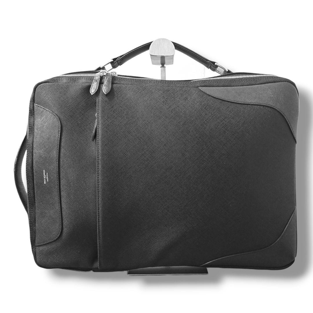 美品 ペッレモルビダ 3way ブリーフケース キャピターノ ブラック リュック