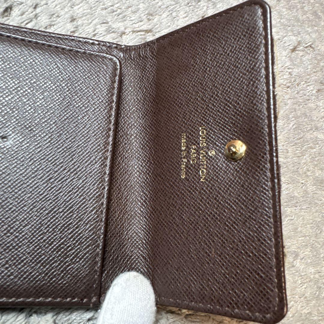 LOUIS VUITTON 三つ折り財布 Wホック モノグラムミニラン