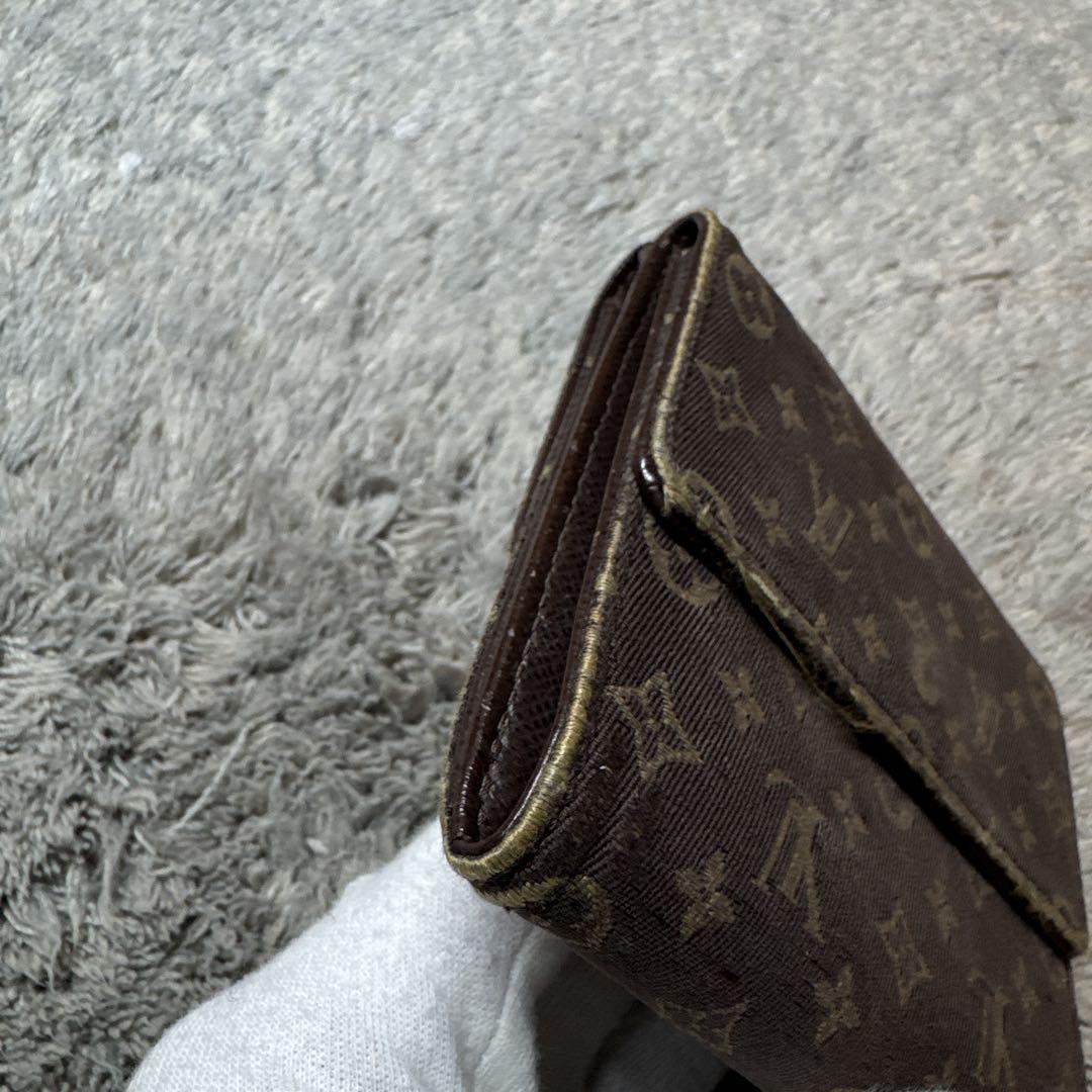 LOUIS VUITTON 三つ折り財布 Wホック モノグラムミニラン LOUIS VUITTON 三つ折り財布 Wホック モノグラムミニラン