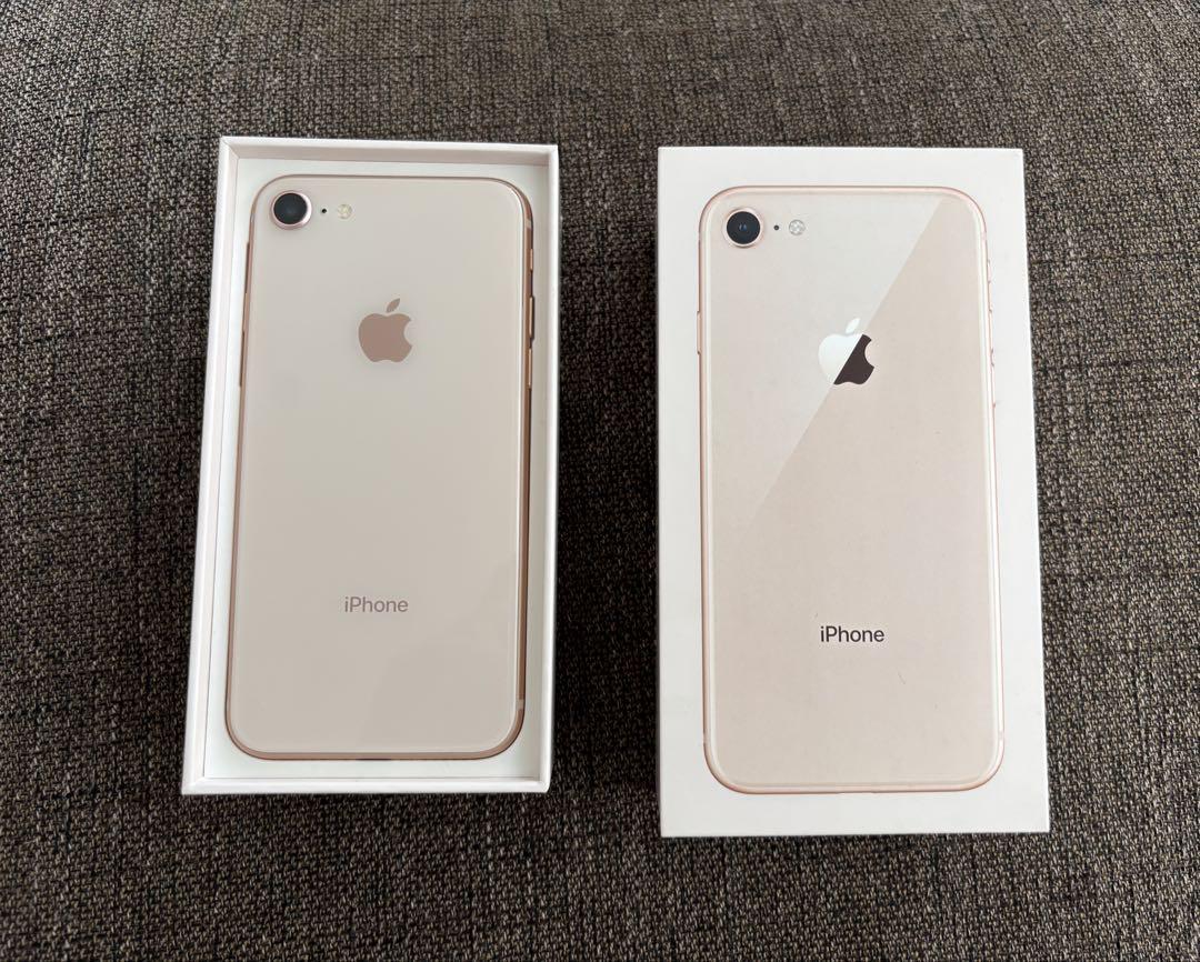 Apple iPhone 8 本体 箱付き　ゴールド　SIMフリー