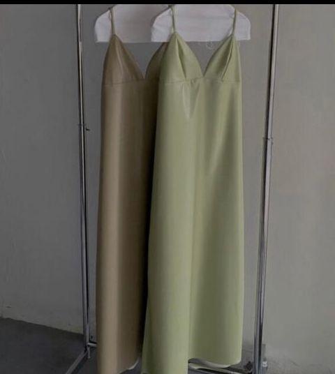 Her Praha / leather dress(Green) Her Praha / leather dress(Green)