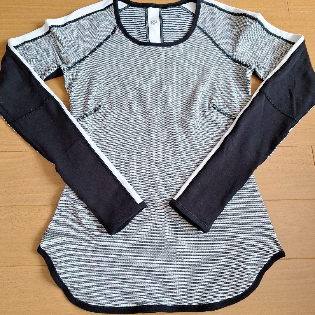 【美品】ルルレモン リバーシブル 長袖ヨガウェア サイズ4 美品】ルルレモン リバーシブル 長袖ヨガウェア サイズ4