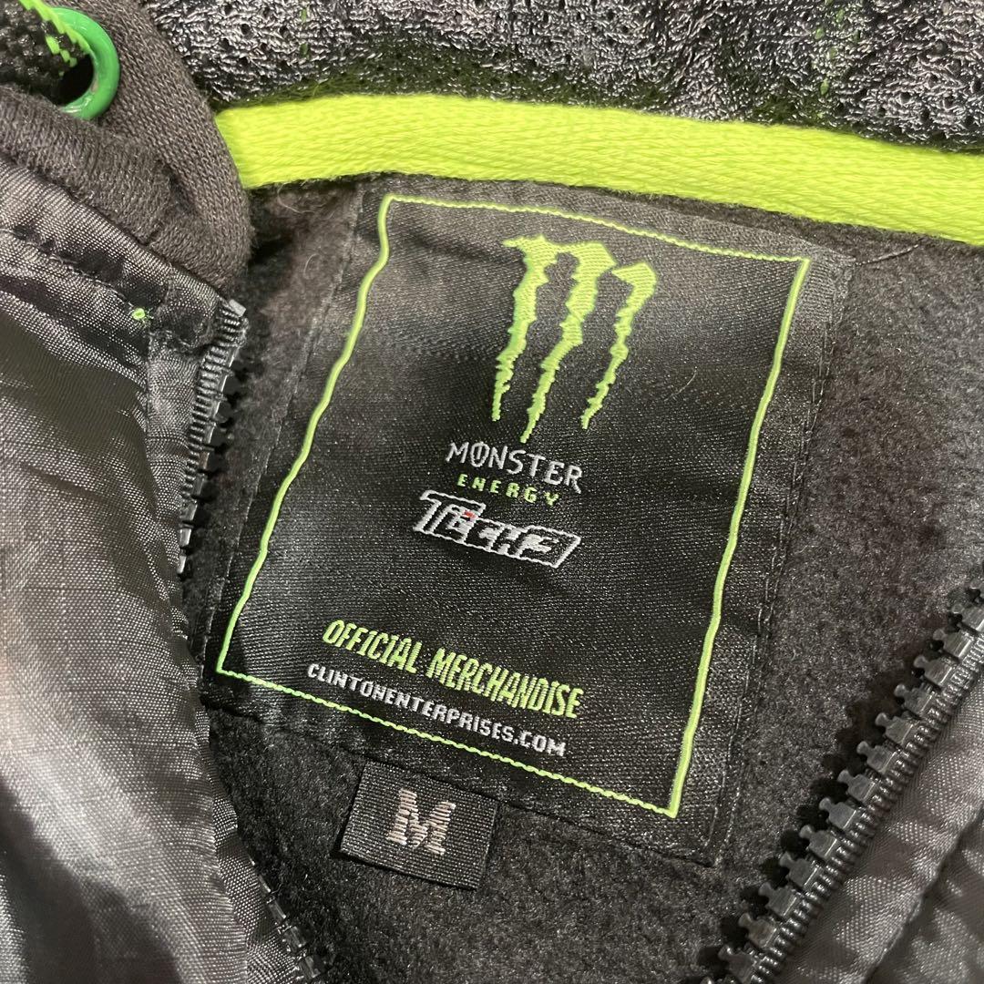 Monster Energy TECH3 刺繍 ジップアップ パーカー