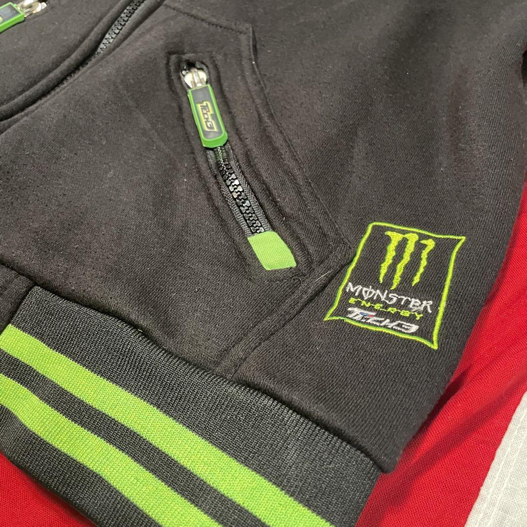 Monster Energy TECH3 刺繍 ジップアップ パーカー