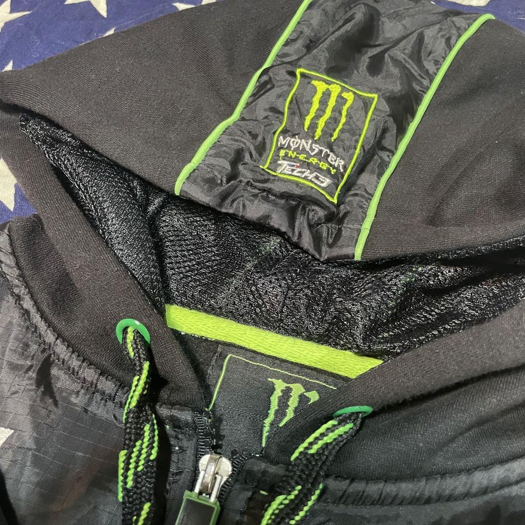 Monster Energy TECH3 刺繍 ジップアップ パーカー