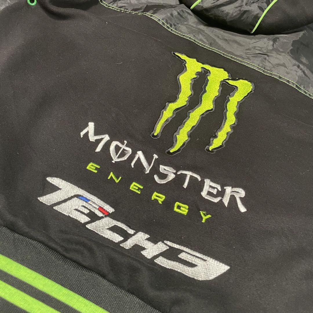 Monster Energy TECH3 刺繍 ジップアップ パーカー