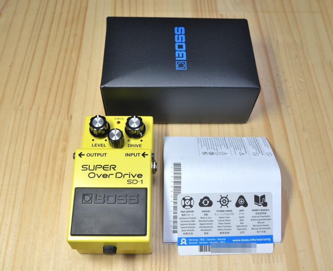 美品 BOSS SD-1 オーバードライブ　電源アダプター付