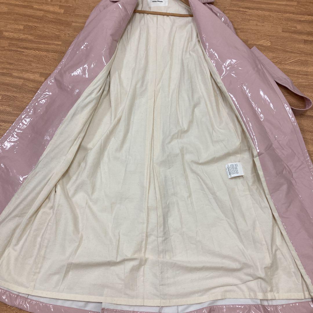 新品 エナメル ロングコート デザイナーズ 3BKTn-m89794853049 Chika Kisada チカキサダ 在庫あ