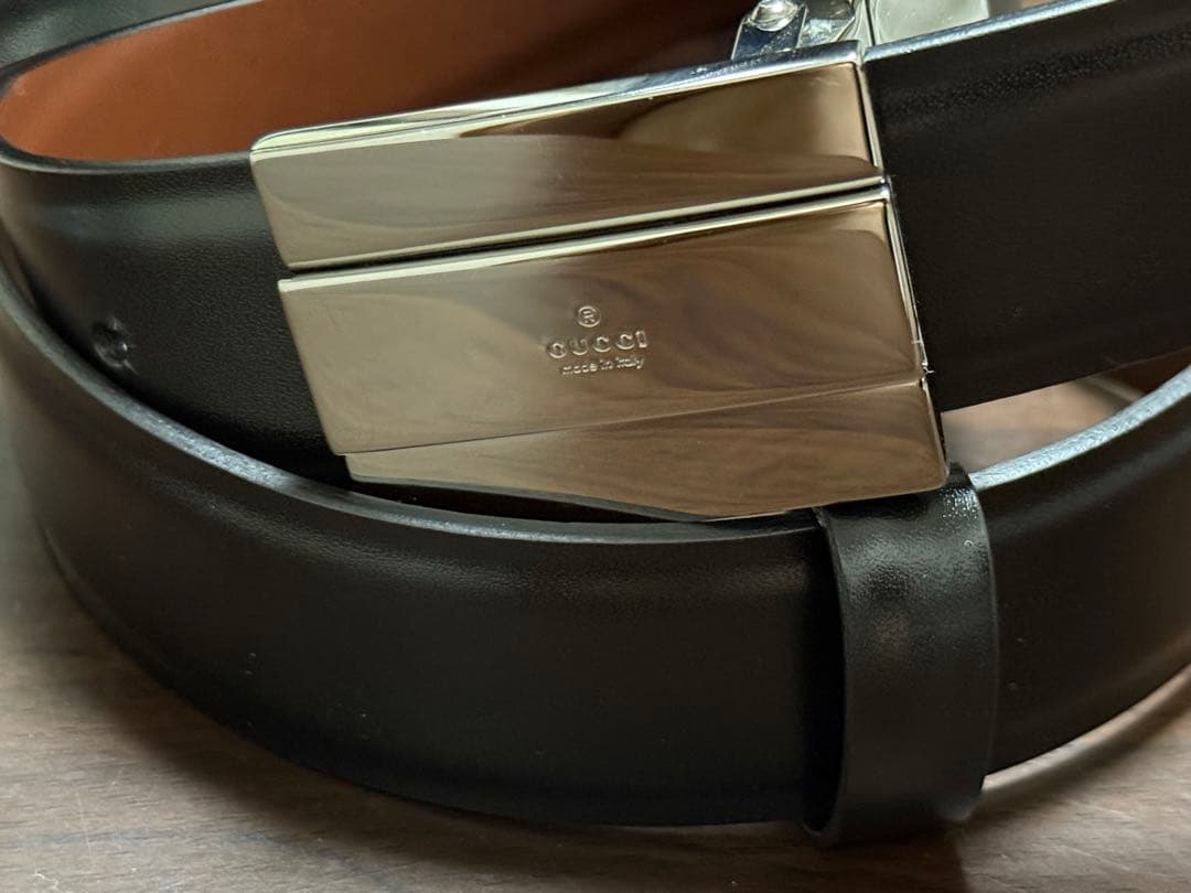 Gucci レザー ベルト 114975 1192 90 36 グッチ メンズ