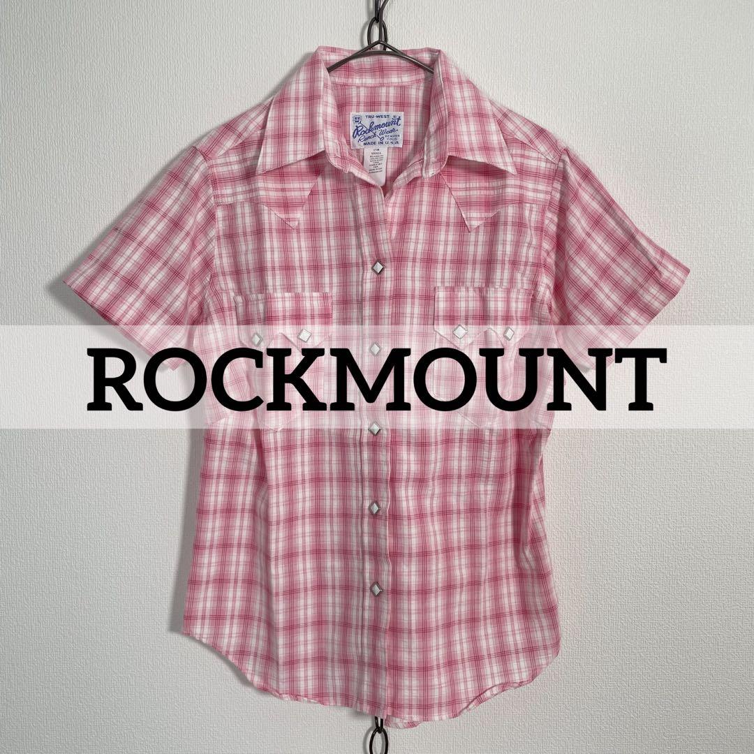 USA製 80sヴィンテージ ROCKMOUNT ウエスタンシャツ チェック