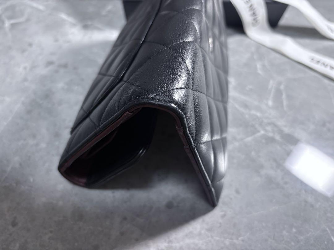 【美品✨正規品】CHANEL マトラッセ　ラムスキン 長財布