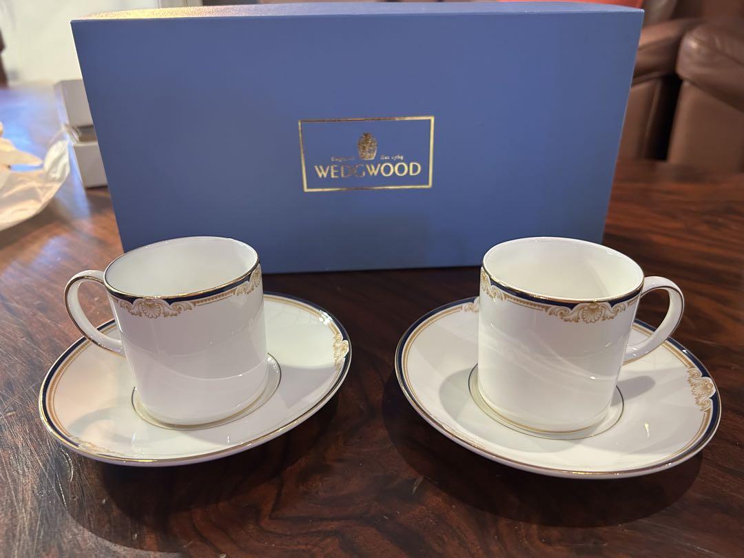 新品未使用Wedgwood キャベンディッシュ デミタスカップ＆ソーサー 2客