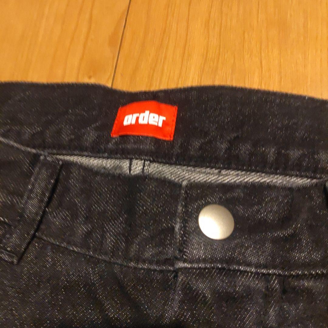 order loose denim pants used デニムパンツ 黒　新品 order【オーダー】loose denim pants used 