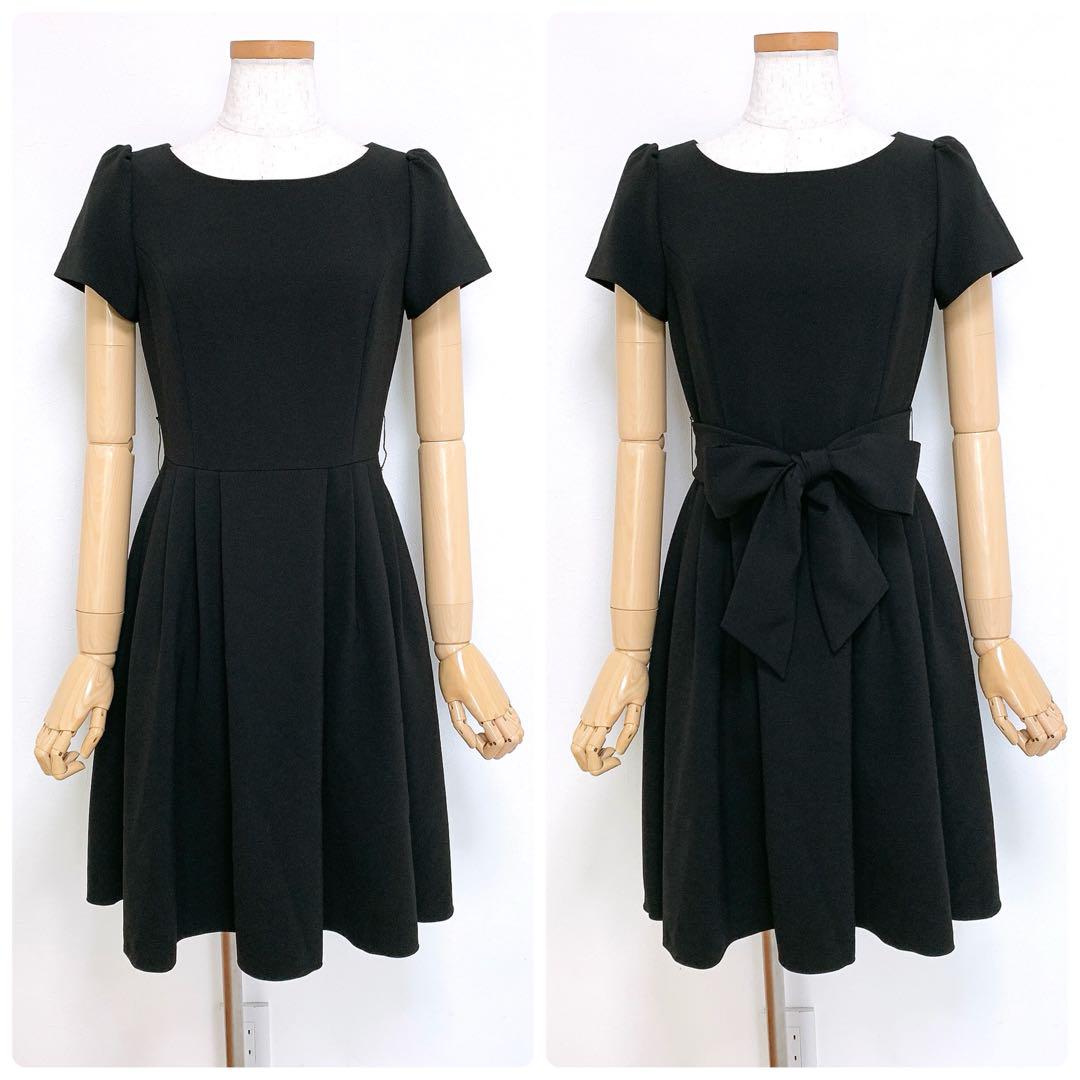 新品未使用✨エムプルミエ　ワンピース フレア ブラック 34 奏((*_ _))プロフ見てね♡ 様専用✨】❤️エムプルミエ✨ワンピース