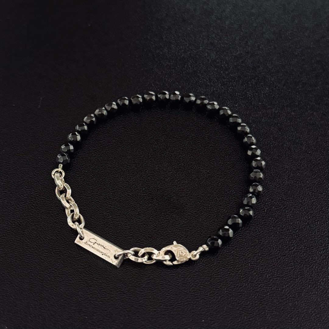 超人気高品質 & チェーン ガルニ Garni ストーン オニキス ブレスレット アクセサリー