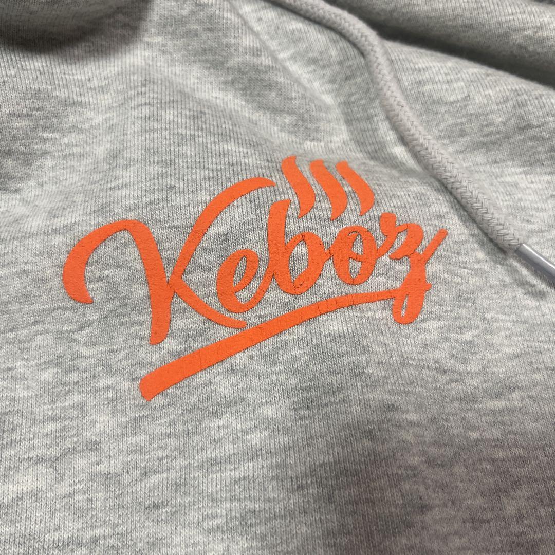 Keboz グレー フーディ Mサイズ - メルカリ