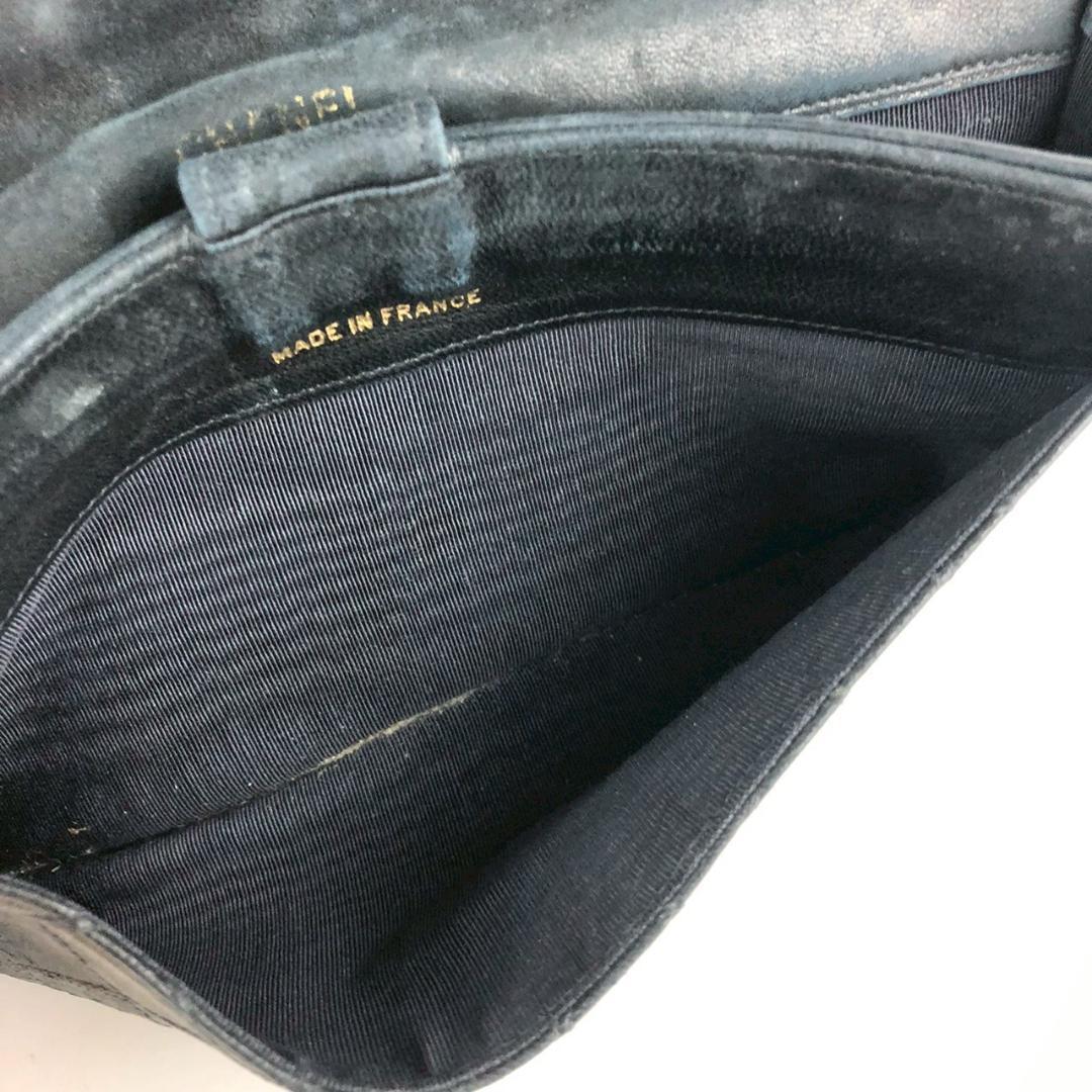 CHANEL シャネル ビコローレ 長財布 ネイビー ブランド レディース