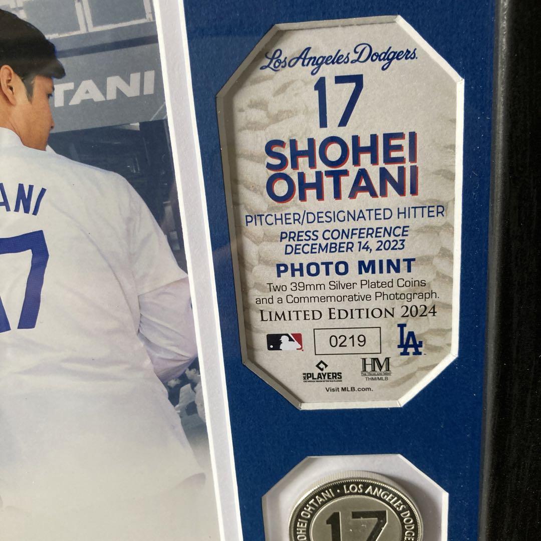 ☆【限定】ドジャース 大谷翔平 選手 移籍記念 ダブルコインフォトミント 限定 2024】ドジャース 大谷翔平 選手 移籍記念 ダブルコイン