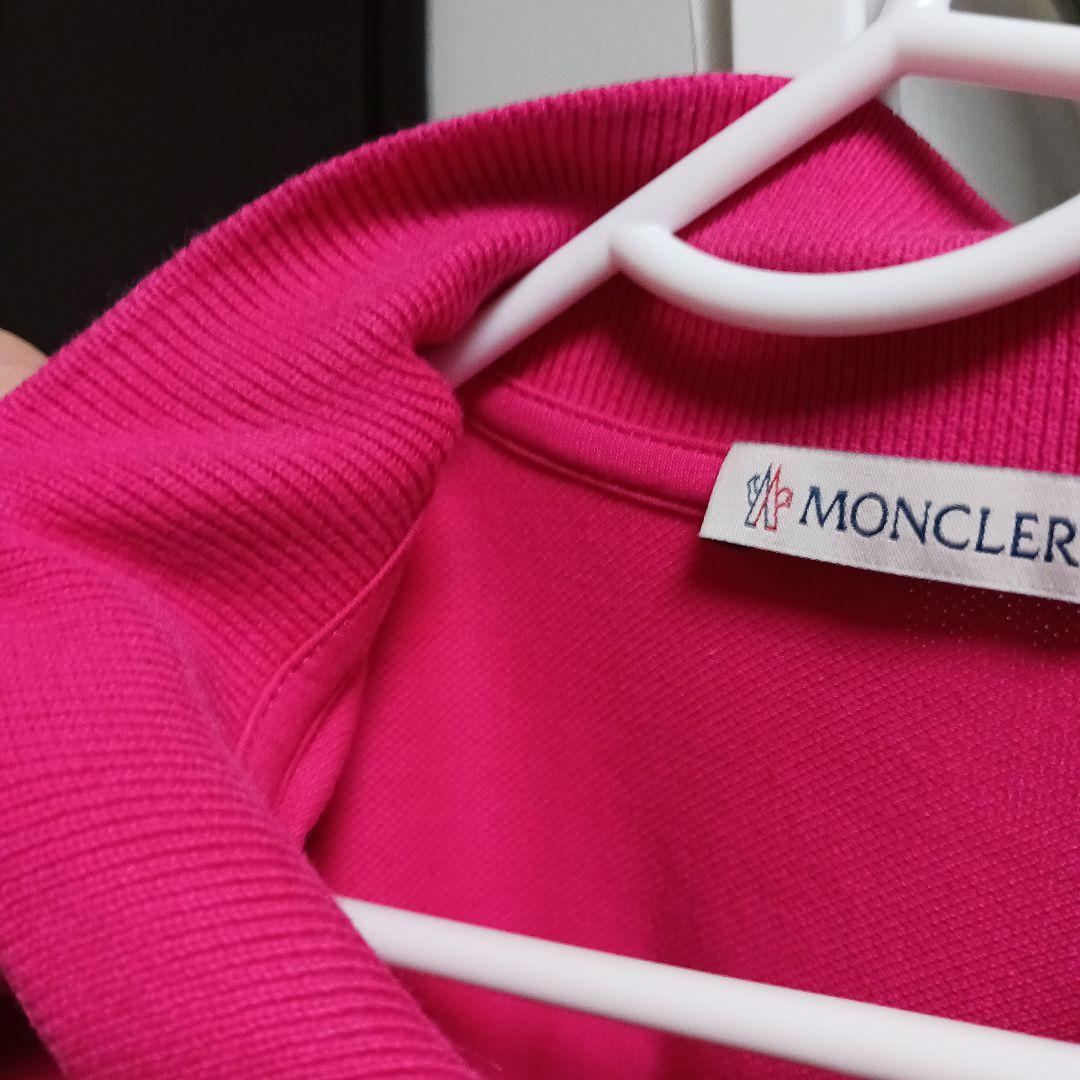 MONCLER 140ピンク ポロワンピース 半袖 - メルカリ