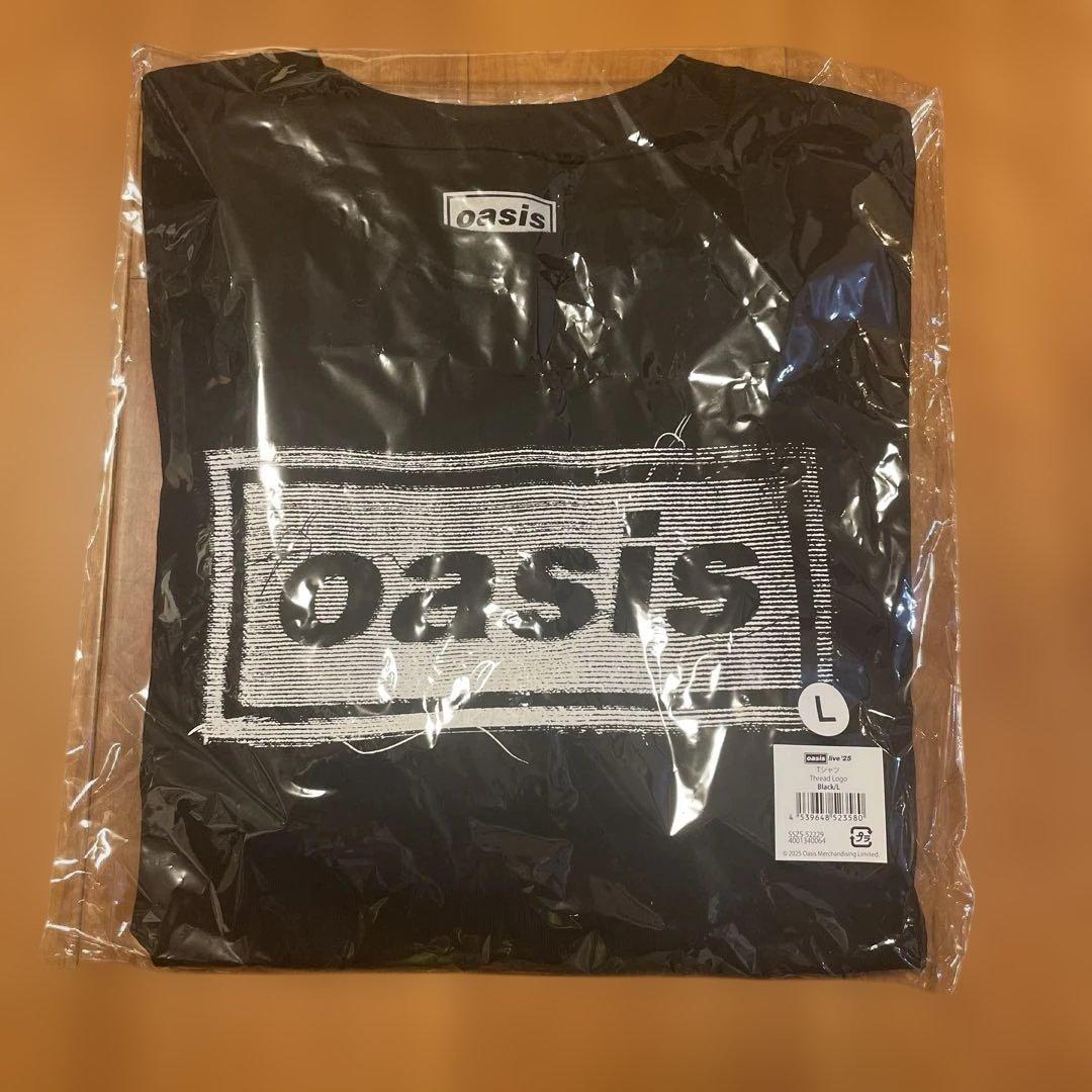 oasis live’25 Thread Logo Tシャツ L