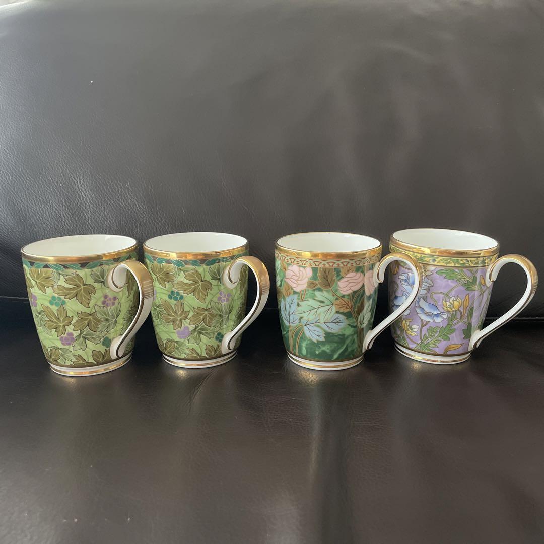 Noritake 花柄 マグカップ 4個セット 日本製 - メルカリ