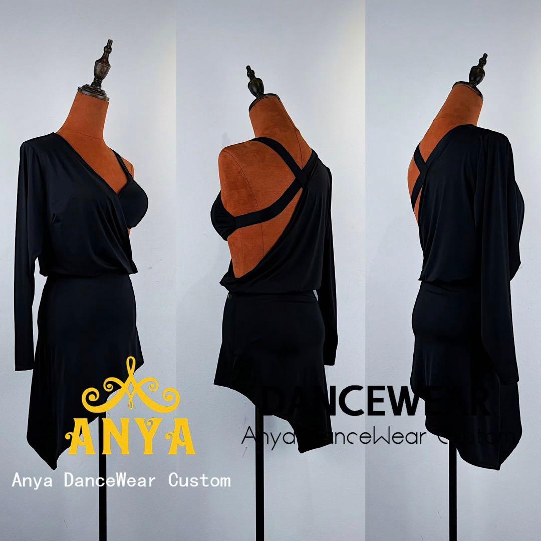 社交ダンスドレス　競技ダンス　ラテンドレス練習着　ワンピース