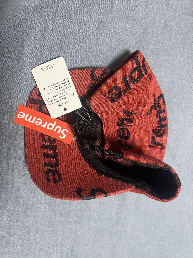 Supreme ベースボールキャップ 2点セット 黒 赤 新品タグ付き