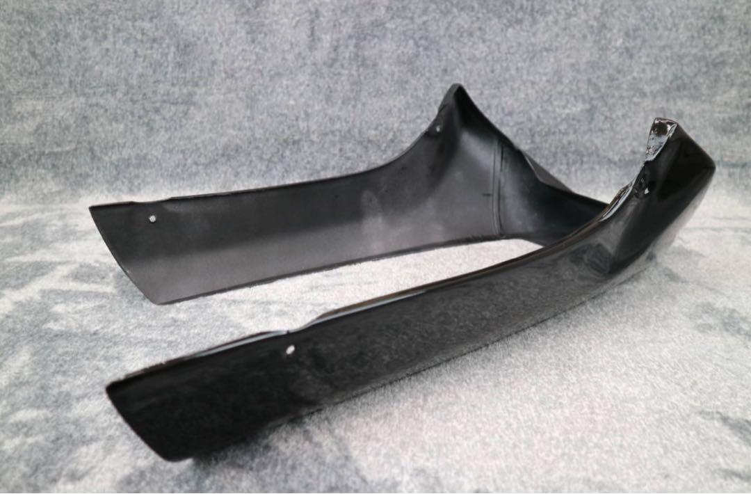 送料込 延長 アンダーカウル 黒 ステー付き 塗装済み 汎用品