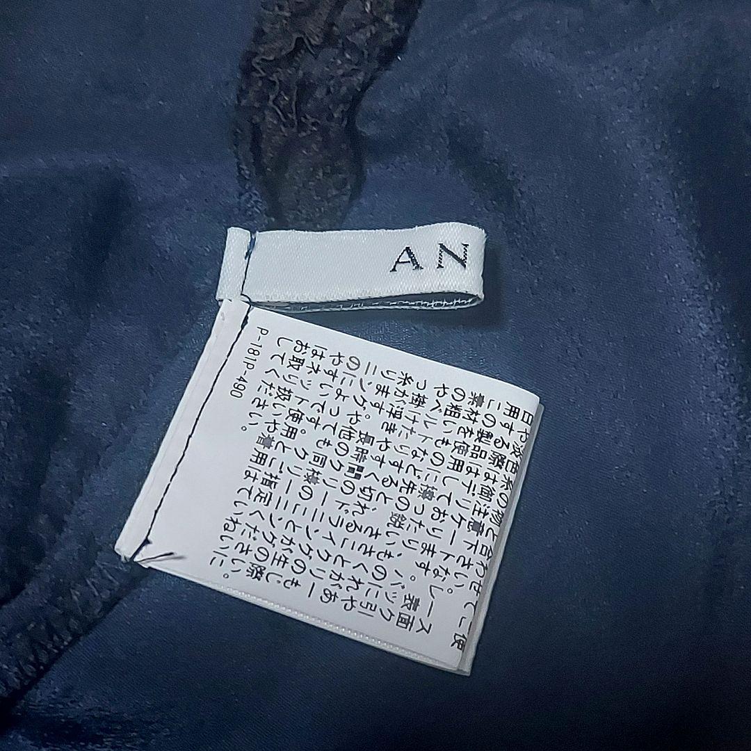 美品✨ANAYI　コードフラワーレースフレアワンピース ドレス　ブラックＳ