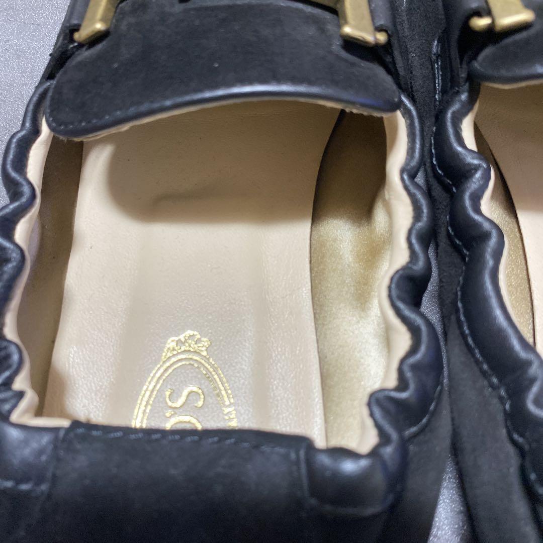 ✨美品✨TOD'S DOUBLE T LOAFER フラット　ローファー　黒