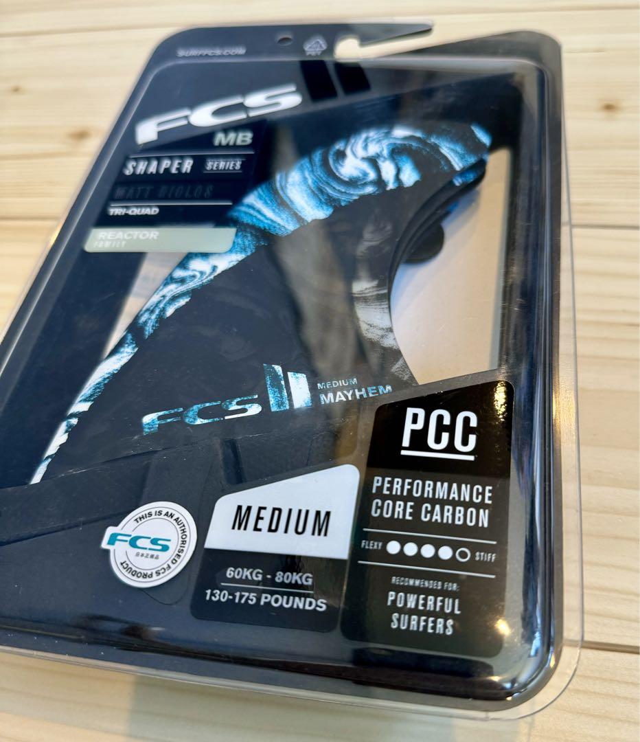 新品未使用 FCS2 5フィン MB PCC メイヘム Mサイズ トライクアッド