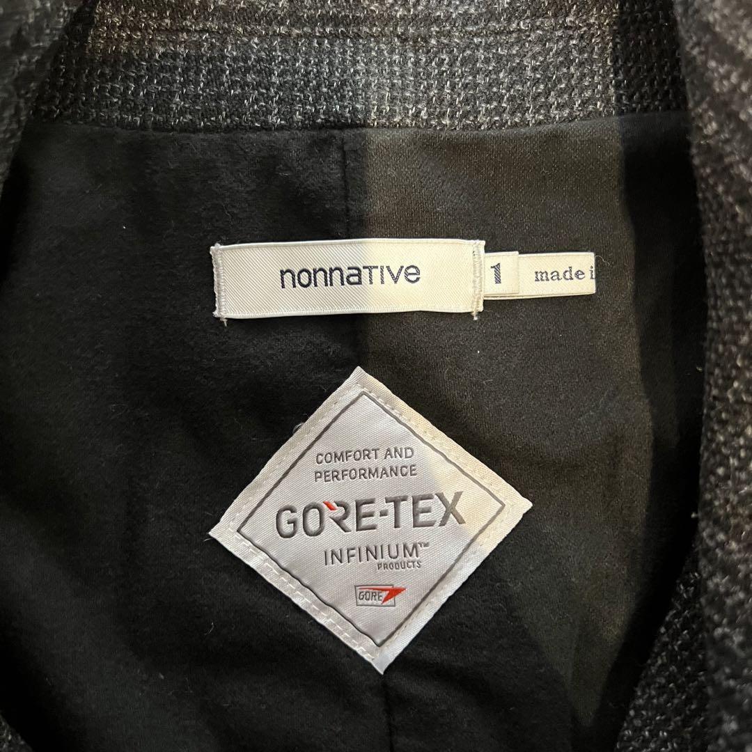 nonnative ノンネイティブ グレンチェック柄ゴアテックスコート