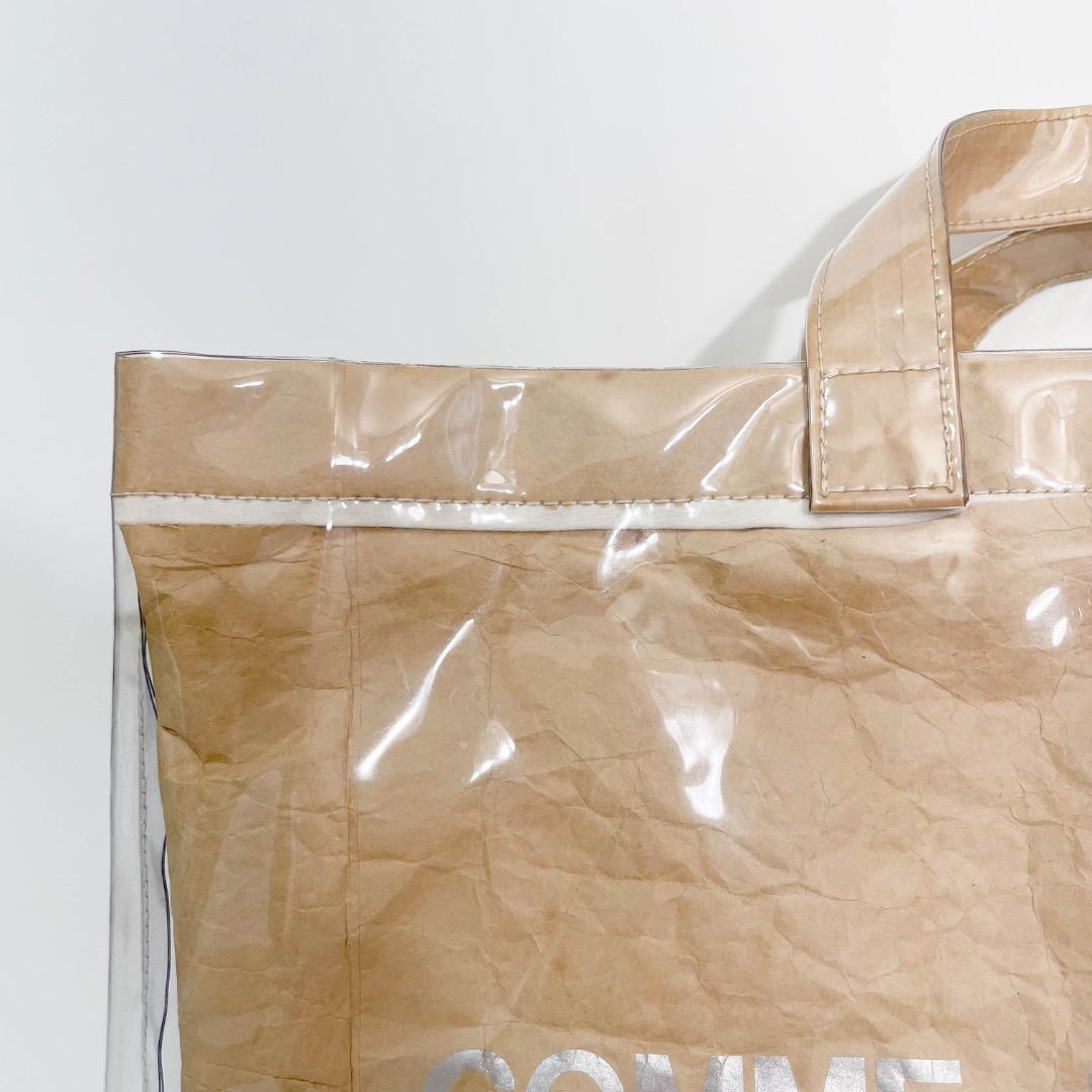 COMME des GARÇON ベージュ トートバッグ コムデギャルソン COMME des GARCONS x グッチ GUCCI TOTE BAG