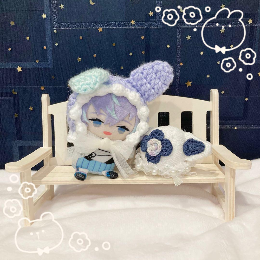 送料無料 星導ショウカラーたれみみフード♡ にじぱぺっと ぬい服 ぱぺ服 着せ替え服・アウトフィット