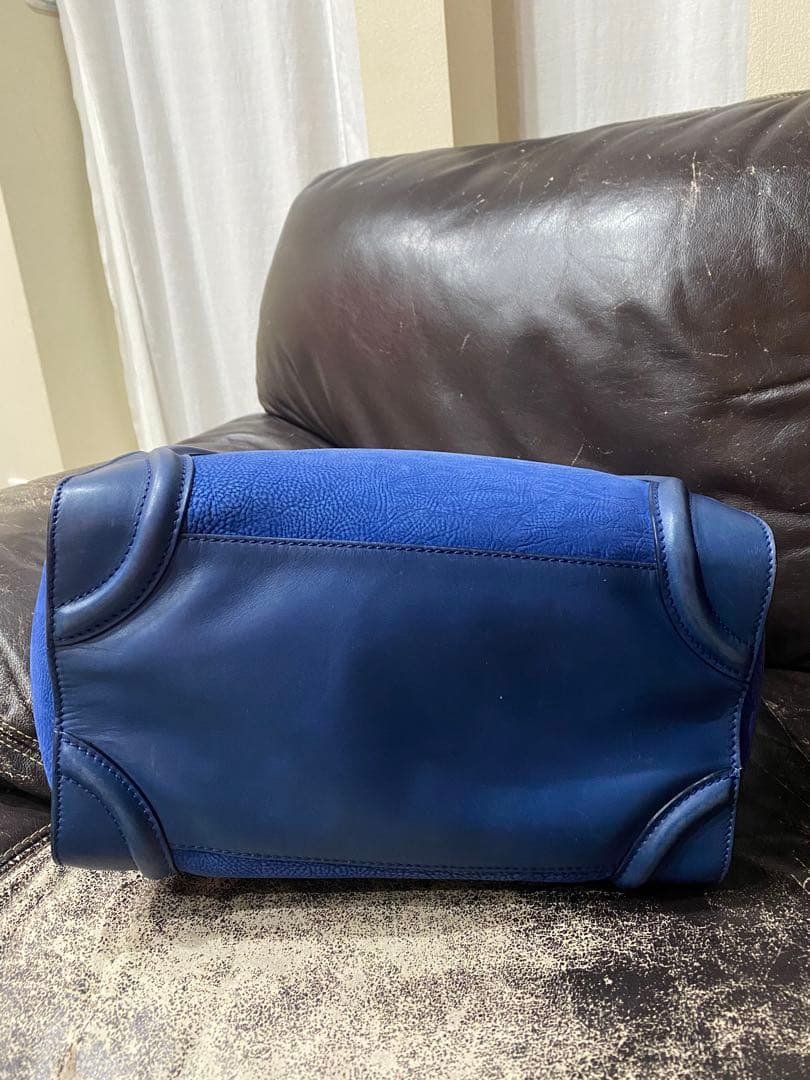 【最終セール】セリーヌ　ラゲージ　レザーハンドバッグ