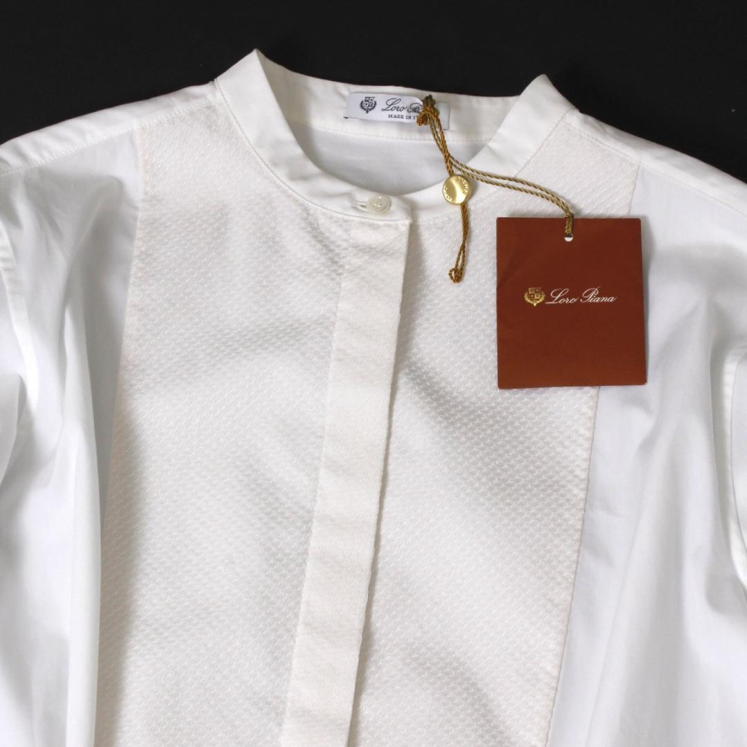新品 LORO PIANA ポプリンシャツ ロロピアーナ ドレスシャツ