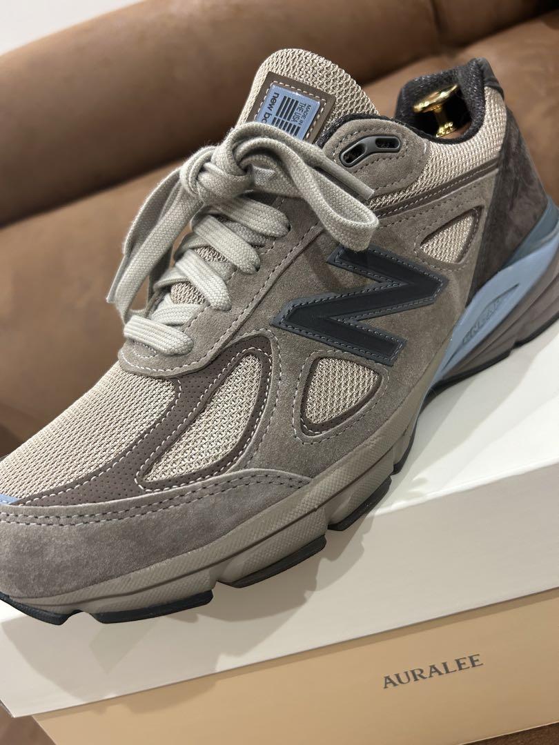 AURALEE × New Balance 990V4 Taupe 28cm