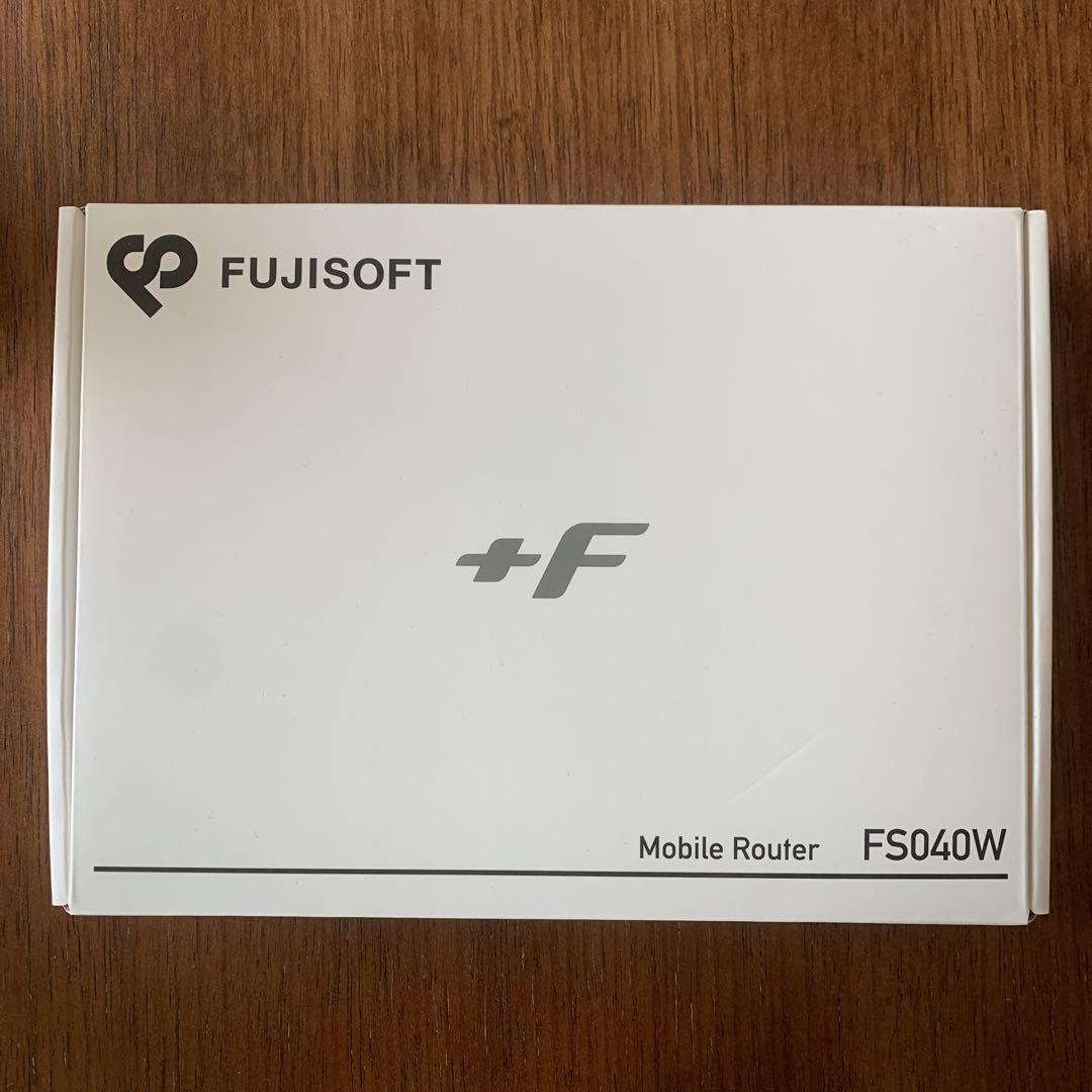 新品・未開封 FUJISOFT モバイルルーター FS040W