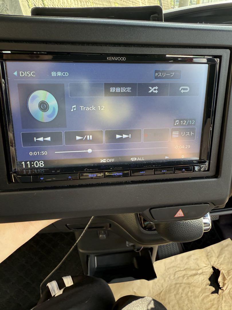 KENWOOD ケンウッド カーナビ MDV-D406BT 本体・電源コード