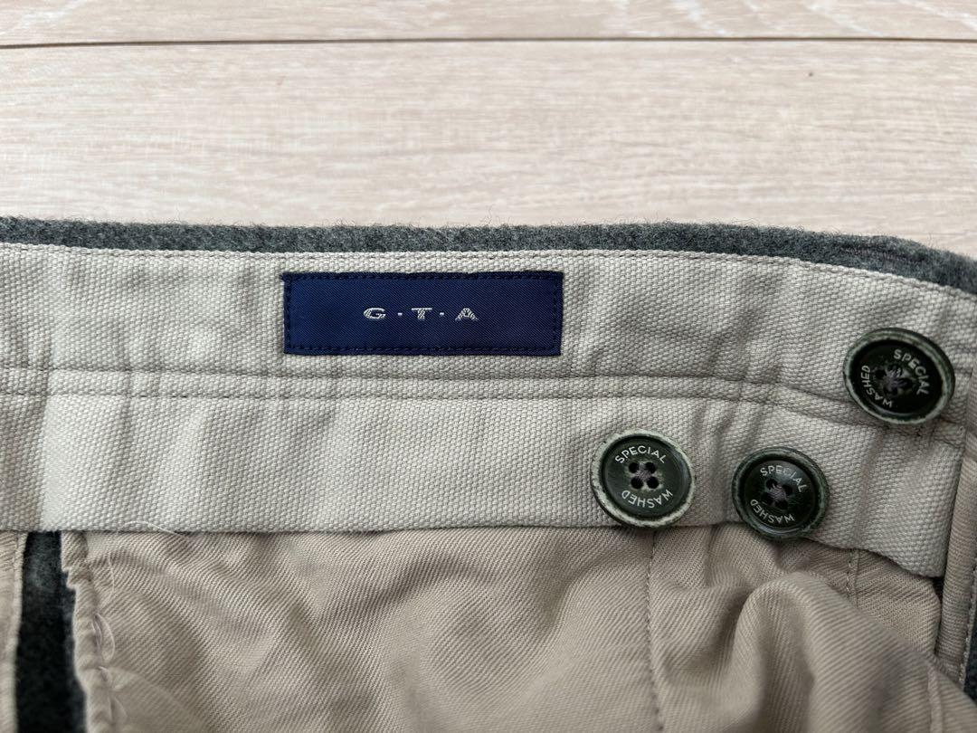G.T.A. ウール カーゴパンツ グレー 48 gta
