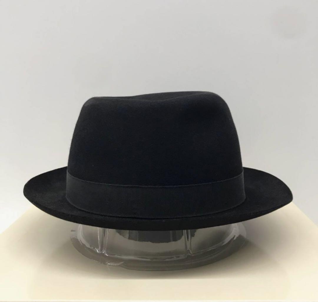Borsalino フェルトハット●59●ボルサリーノ アレッサンドリア