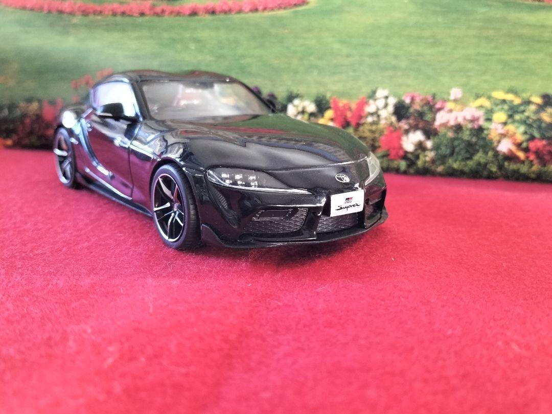 トヨタ GR スープラ ミニカー カラーサンプル ブラックメタリック 1/30