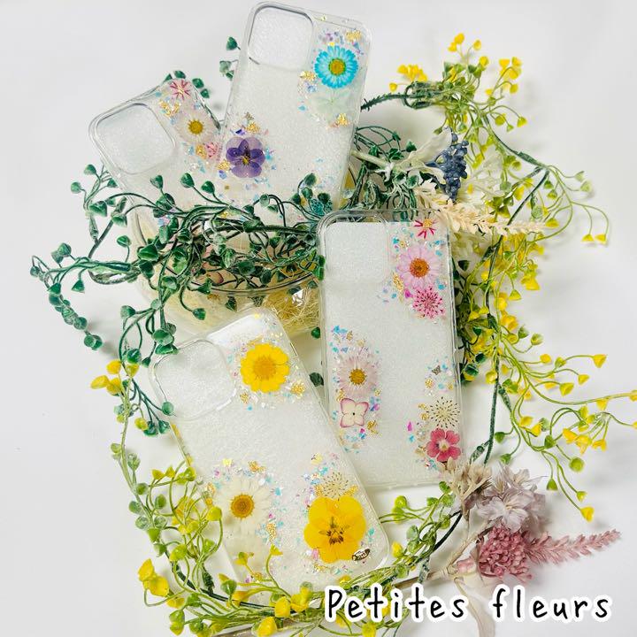 ファッション雑貨 オーダー専用 ボタニカルスマホケース Iphone押し花 ハンドメイド レジン
