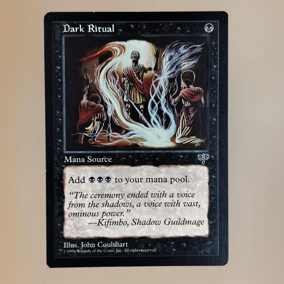 MTG 暗黒の儀式 / Dark Ritual 4枚セット 4版 黒枠あり - メルカリ