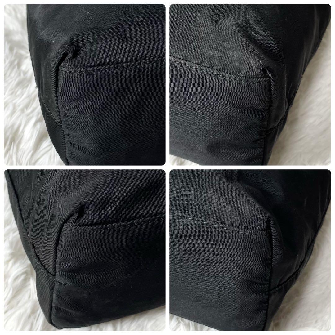 【美品】PRADA プラダ　ナイロン　ブラック　黒　トートバッグ　ハンドバッグ