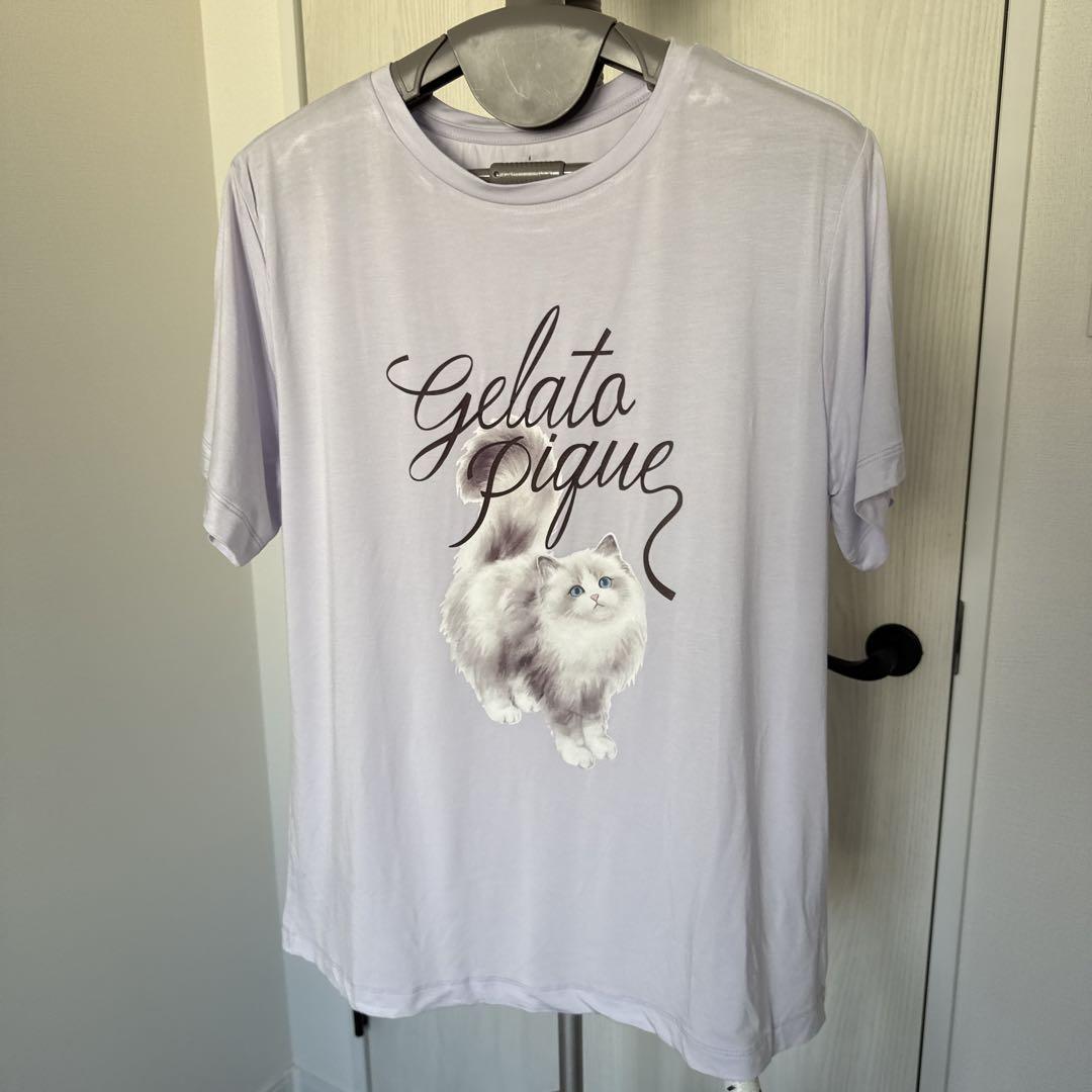 【ONLINE限定】CAT柄ワンポイントTシャツ&ロングパンツセット