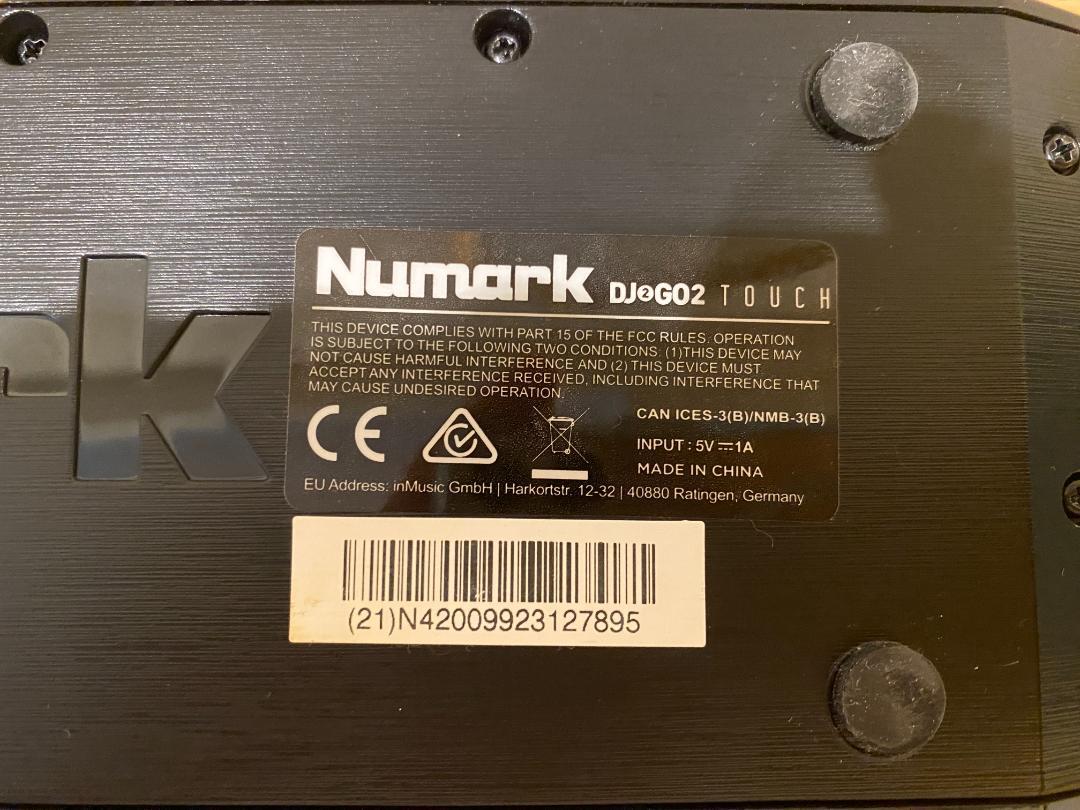 DJ2GO Touch Numark DJコントローラー ハードバッグ付き