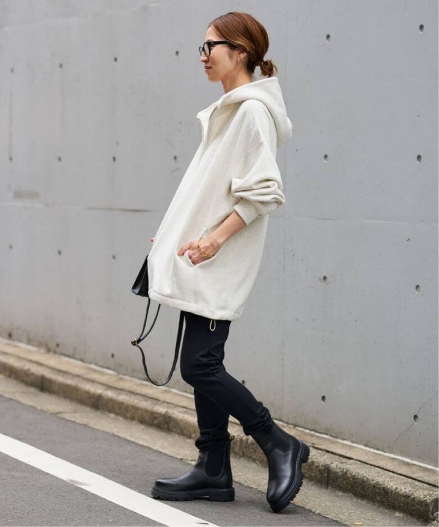 FRAMeWORK Champion 別注フードハーフジップドロストプルオーバー FRAMeWORK Champion 別注フードハーフジップドロストプルオーバー