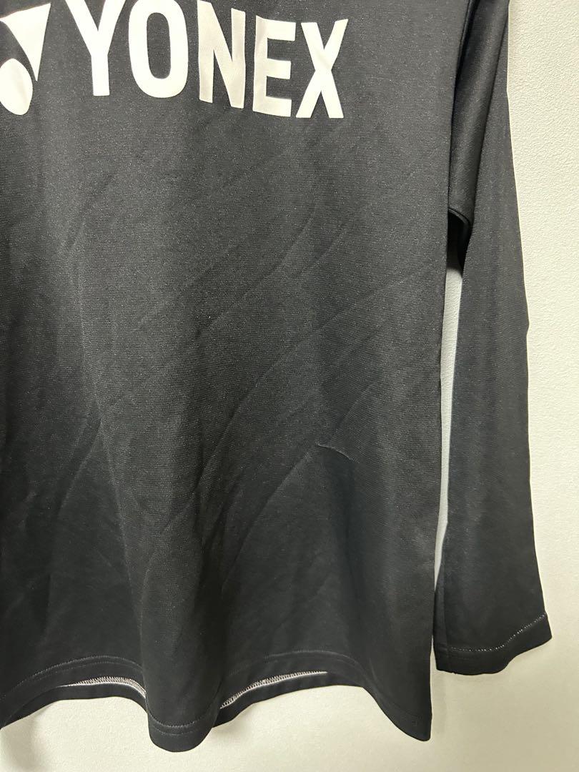YONEX 블랙 긴소매 T셔츠 S